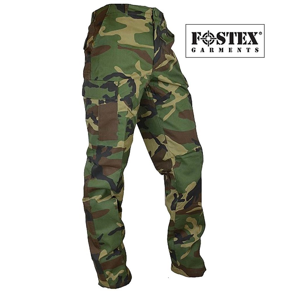 Fostex BDU+ Woodland Camouflage Combat Broek Fostex BDU+ Woodland Camouflage Combat Broek
