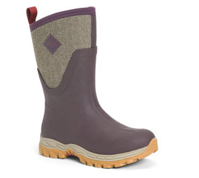 Muck Boot Arctic Sport II Mid Bordeaux Tweed Laarzen Dames Muck Boot Arctic Sport II Mid Bordeaux Tweed Laarzen Dames