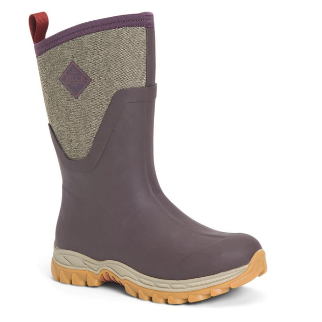 Arctic Sport II Mid Bordeaux Tweed Laarzen Dames Arctic Sport II Mid Bordeaux Tweed Laarzen Dames