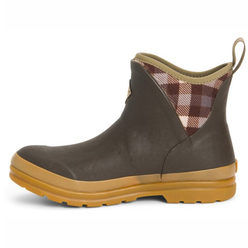 Muck Boot Originals Pull On Ankle Brown Plaid Laarzen Dames Muck Boot Originals Pull On Ankle Brown Plaid Laarzen Dames
