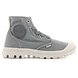 Palladium Pampa Hi Gray Flannel Wandelschoenen Dames Palladium Pampa Hi Gray Flannel Wandelschoenen Dames