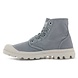 Palladium Pampa Hi Gray Flannel Wandelschoenen Dames Palladium Pampa Hi Gray Flannel Wandelschoenen Dames