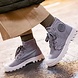 Palladium Pampa Hi Gray Flannel Wandelschoenen Dames Palladium Pampa Hi Gray Flannel Wandelschoenen Dames