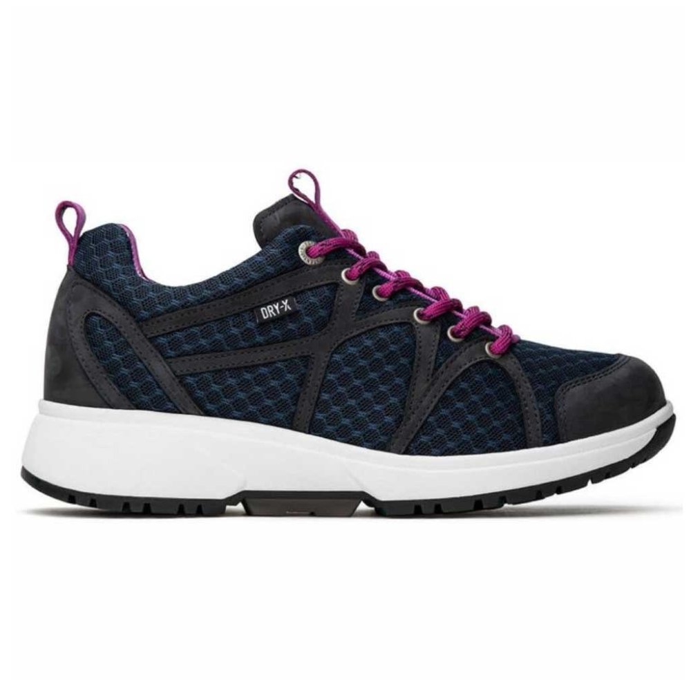 Wandelschoenen Xsensible Stockholm Navy Lila Dames - BD Store
