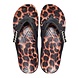 Crocs Classic Flip Animal Remix Black Leopard Slippers Crocs Classic Flip Animal Remix Black Leopard Slippers