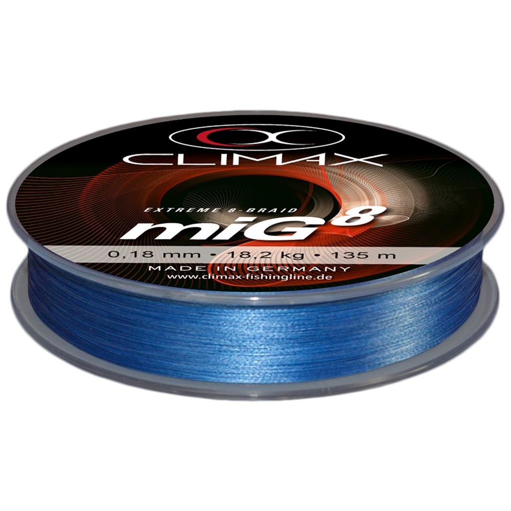 Climax 8-Braid Blue 275m Gevlochten Lijn Climax 8-Braid Blue 275m Gevlochten Lijn