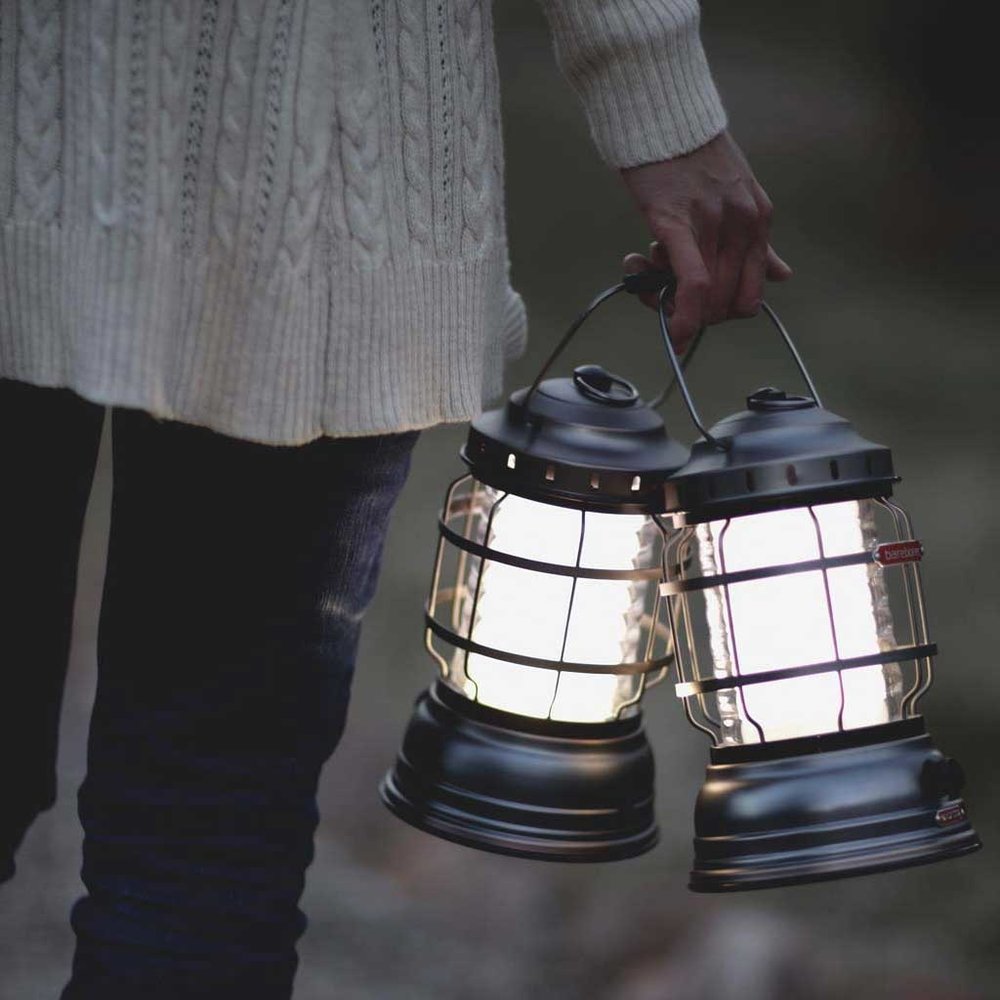 Barebones Forest Lantern Bronze USB Kampeerlamp Barebones Forest Lantern Bronze USB Kampeerlamp