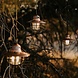Barebones Edison Pendant Light Red USB Kampeerlamp Barebones Edison Pendant Light Red USB Kampeerlamp