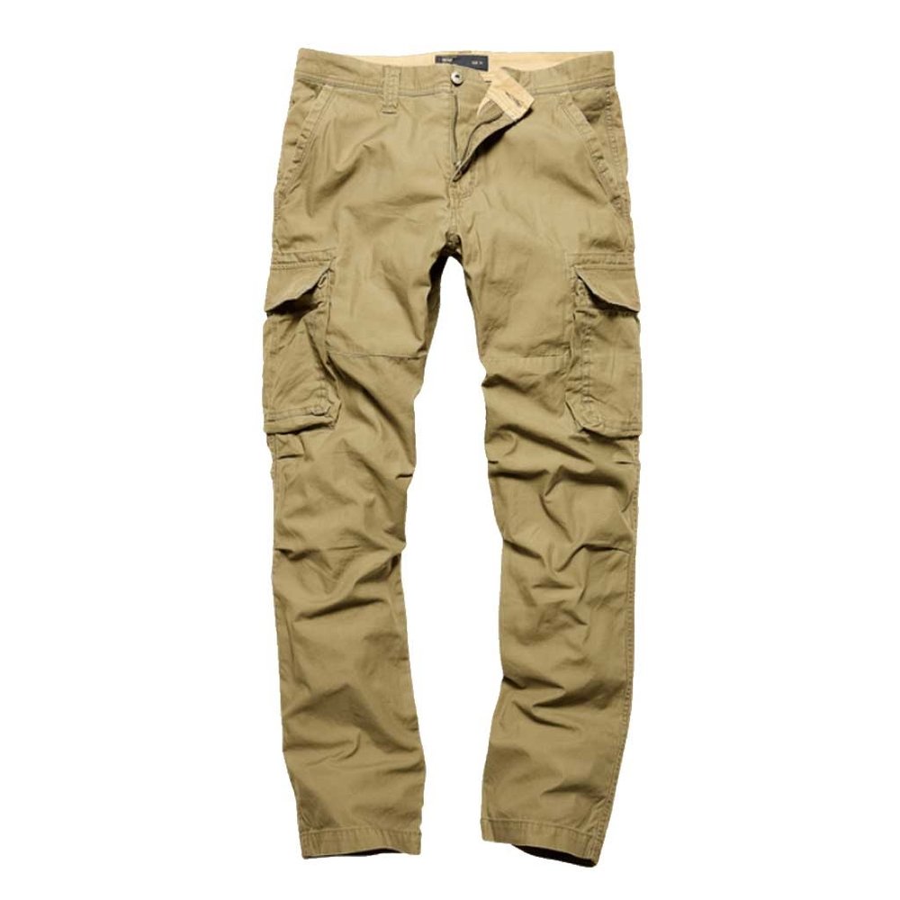Vintage Industries Reef Pants Sand Cargo Broek Heren