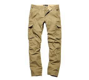 Vintage Industries Reef Pants Sand Cargo Broek Heren Vintage Industries Reef Pants Sand Cargo Broek Heren