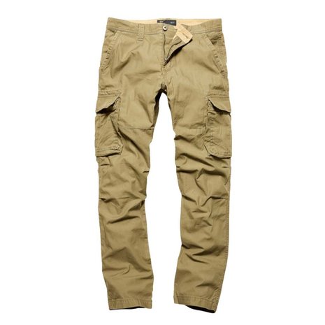 Vintage Industries Reef Pants Sand Cargo Broek Heren