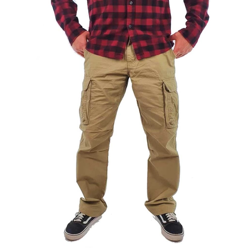 Vintage Industries Reef Pants Sand Cargo Broek Heren