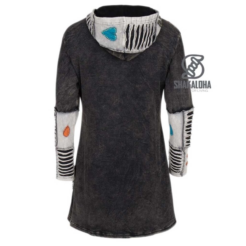 Shakaloha Flexx Long Lined White Grey Vest Dames Shakaloha Flexx Long Lined White Grey Vest Dames