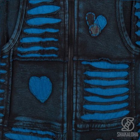 Shakaloha Flexx Long Lined Blue Vest Dames Shakaloha Flexx Long Lined Blue Vest Dames
