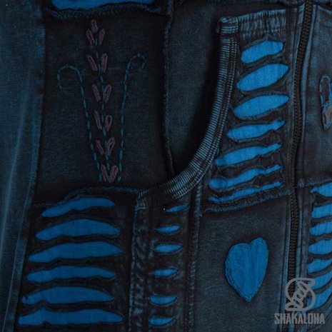 Shakaloha Flexx Long Lined Blue Vest Dames Shakaloha Flexx Long Lined Blue Vest Dames