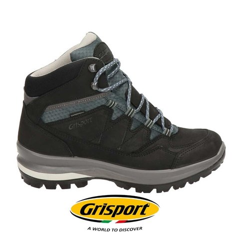 Grisport Bari Mid Zwart Wandelschoenen Dames Grisport Bari Mid Zwart Wandelschoenen Dames