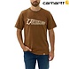 Carhartt Saw Graphic Walnut Heather T-Shirt Heren Carhartt Saw Graphic Walnut Heather T-Shirt Heren