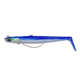 Savage Gear Zeebaars Sandeel V2 11.5cm 22g Sinking Blue Pearl Silver Kunstaas Savage Gear Zeebaars Sandeel V2 11.5cm 22g Sinking Blue Pearl Silver Kunstaas