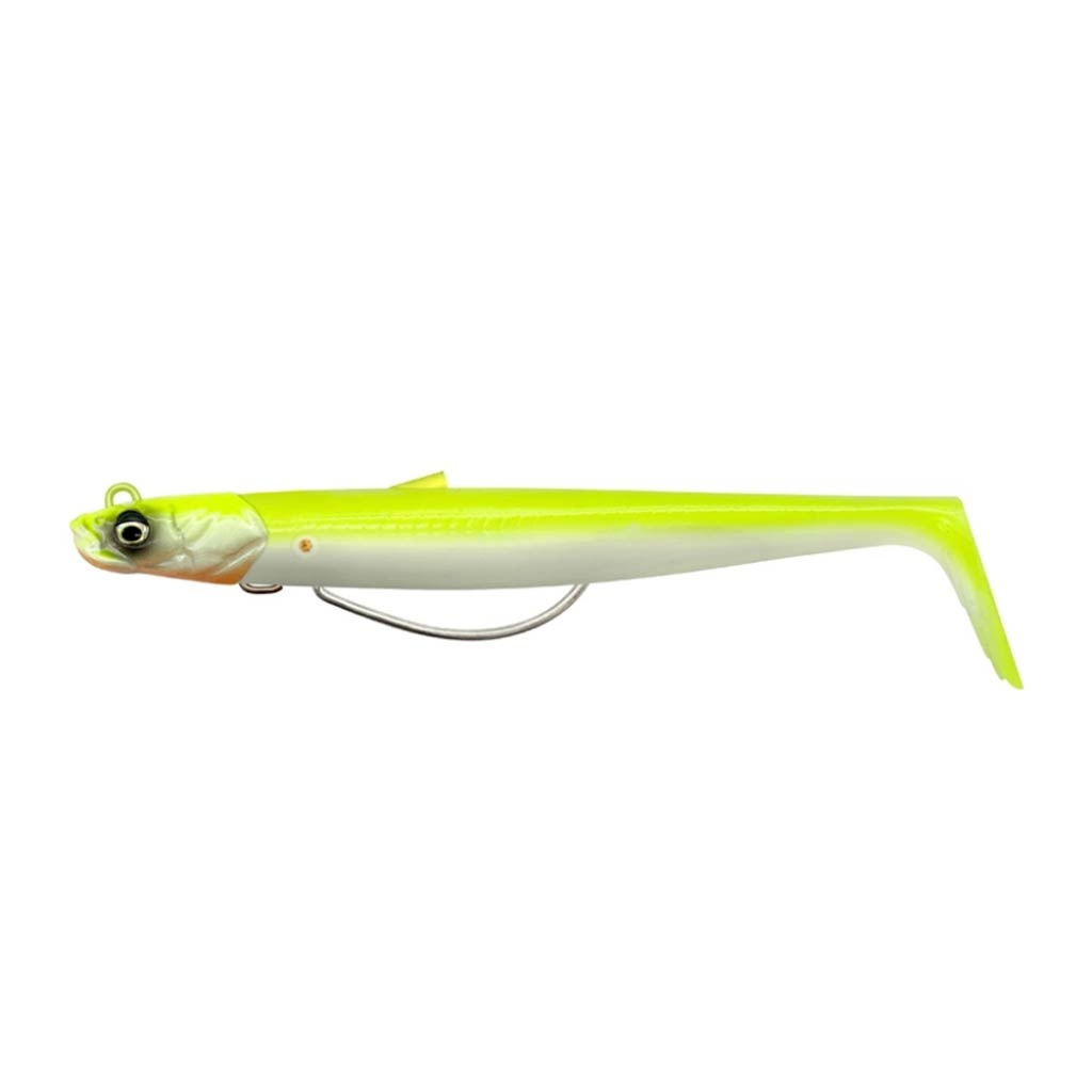 Zeebaars Sandeel V2 13cm 31g Sinking Lemon Back Kunstaas Zeebaars Sandeel V2 13cm 31g Sinking Lemon Back Kunstaas