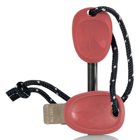 LMF Firesteel Bio Scout Rocky Red Vuurstarter LMF Firesteel Bio Scout Rocky Red Vuurstarter