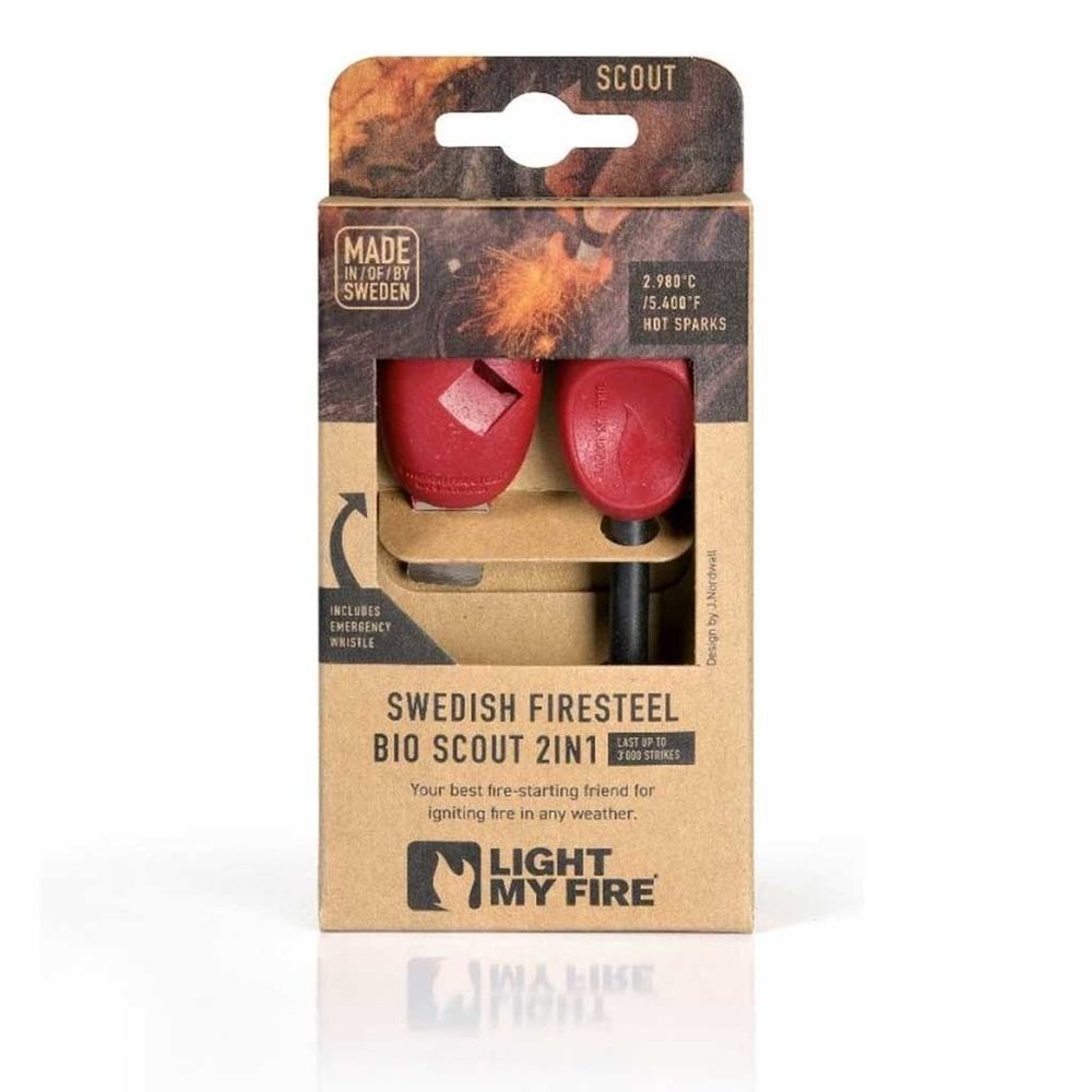 LMF Firesteel Bio Scout Rocky Red Vuurstarter LMF Firesteel Bio Scout Rocky Red Vuurstarter
