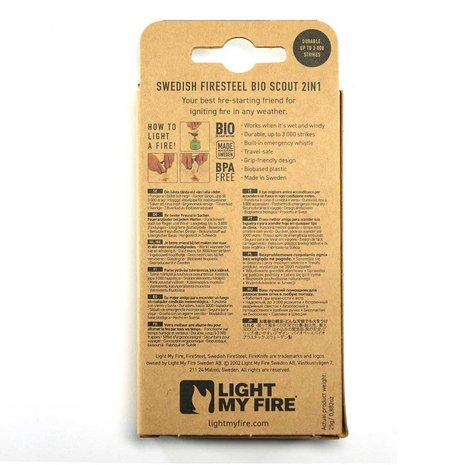 LMF Firesteel Bio Scout Rocky Red Vuurstarter LMF Firesteel Bio Scout Rocky Red Vuurstarter