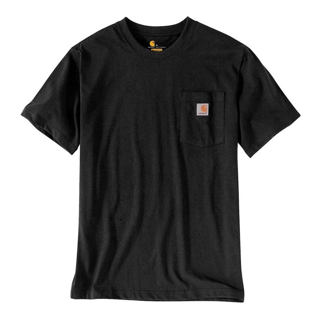 Carhartt 103296 Workwear Pocket T-Shirt - Relaxed Fit - Black - XL
