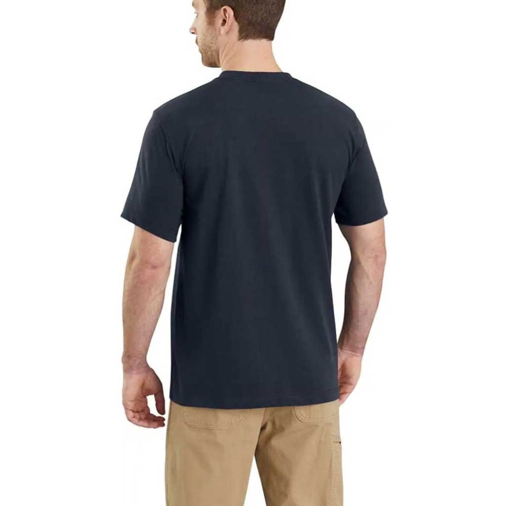 Carhartt Dearborn Pocket Shortsleeve Zwart T-Shirt Heren Carhartt Dearborn Pocket Shortsleeve Zwart T-Shirt Heren