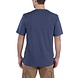Carhartt Core Logo Dark Cobalt Blue Heather T-Shirt Heren Carhartt Core Logo Dark Cobalt Blue Heather T-Shirt Heren