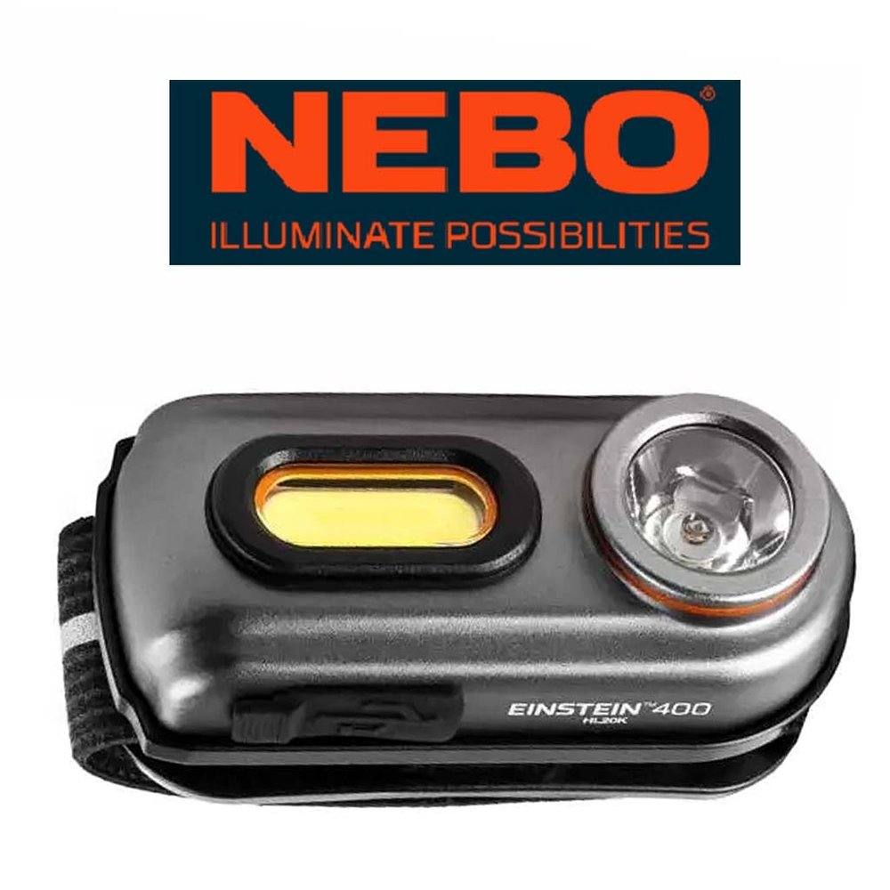 Nebo Einstein 400 Lumen Oplaadbare Hoofdlamp Nebo Einstein 400 Lumen Oplaadbare Hoofdlamp
