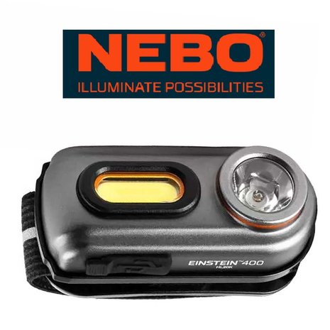 Nebo Einstein 400 Lumen Oplaadbare Hoofdlamp Nebo Einstein 400 Lumen Oplaadbare Hoofdlamp