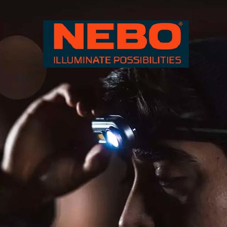 Nebo Einstein 400 Lumen Oplaadbare Hoofdlamp Nebo Einstein 400 Lumen Oplaadbare Hoofdlamp