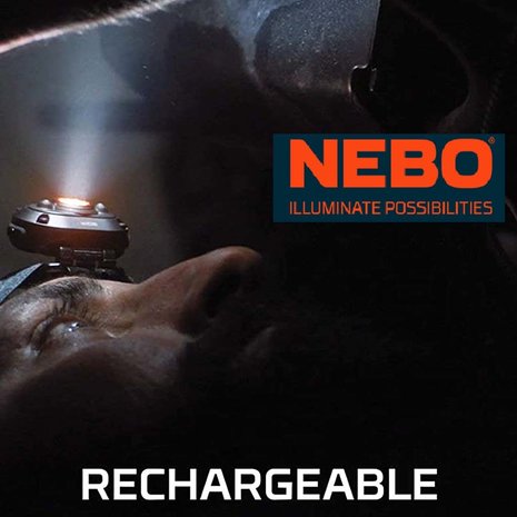 Nebo Mycro LED 400 Lumen Oplaadbare Hoofdlamp Nebo Mycro LED 400 Lumen Oplaadbare Hoofdlamp