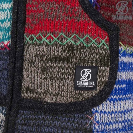 Shakaloha Patch Ziphood Fade Multi Vest Dames Shakaloha Patch Ziphood Fade Multi Vest Dames