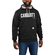 Carhartt Felt Logo Graphic Black Sweatshirt Heren Carhartt Felt Logo Graphic Black Sweatshirt Heren