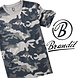 Brandit Grey Camo Round Neck T-Shirt Brandit Grey Camo Round Neck T-Shirt
