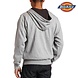 Dickies Thermal Lined Fleece Zip Heather Grey Hoodie Heren Dickies Thermal Lined Fleece Zip Heather Grey Hoodie Heren