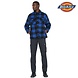 Dickies Portland Royal Blue Gevoerd Overhemd - Vest Heren Dickies Portland Royal Blue Gevoerd Overhemd - Vest Heren