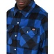 Dickies Portland Royal Blue Gevoerd Overhemd - Vest Heren Dickies Portland Royal Blue Gevoerd Overhemd - Vest Heren