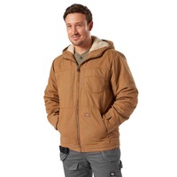 Dickies Hooded Lined Rinsed Brown Duck Winterjas Heren