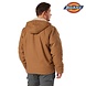 Dickies Hooded Lined Rinsed Brown Duck Winterjas Heren Dickies Hooded Lined Rinsed Brown Duck Winterjas Heren