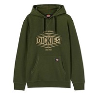 Dickies Rockfield Olive Green Hooded Sweatshirt Heren