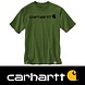 Carhartt Core Logo Arborvitae Heather T-Shirt Heren Carhartt Core Logo Arborvitae Heather T-Shirt Heren