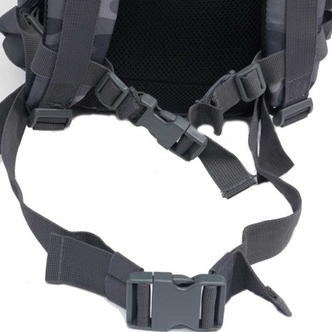 Brandit US Cooper Medium Grey Camo 25 Liter Rugzak Brandit US Cooper Medium Grey Camo 25 Liter Rugzak