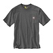 Carhartt K87 Pocket Short Sleeve Carbon Heather T-Shirt Heren Carhartt K87 Pocket Short Sleeve Carbon Heather T-Shirt Heren