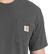 Carhartt K87 Pocket Short Sleeve Carbon Heather T-Shirt Heren Carhartt K87 Pocket Short Sleeve Carbon Heather T-Shirt Heren