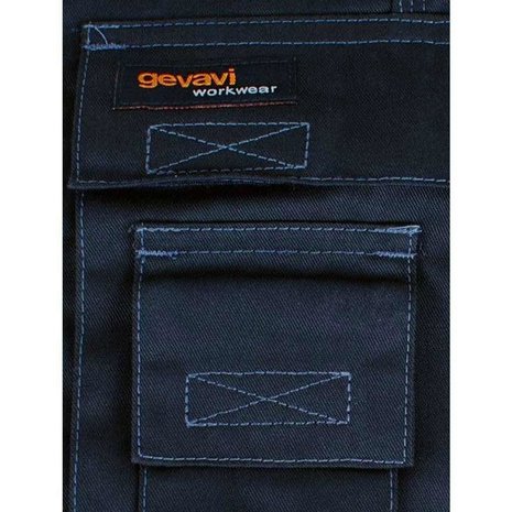 Gevavi Workwear GW01 Zwart Werkbroek Heren Gevavi Workwear GW01 Zwart Werkbroek Heren