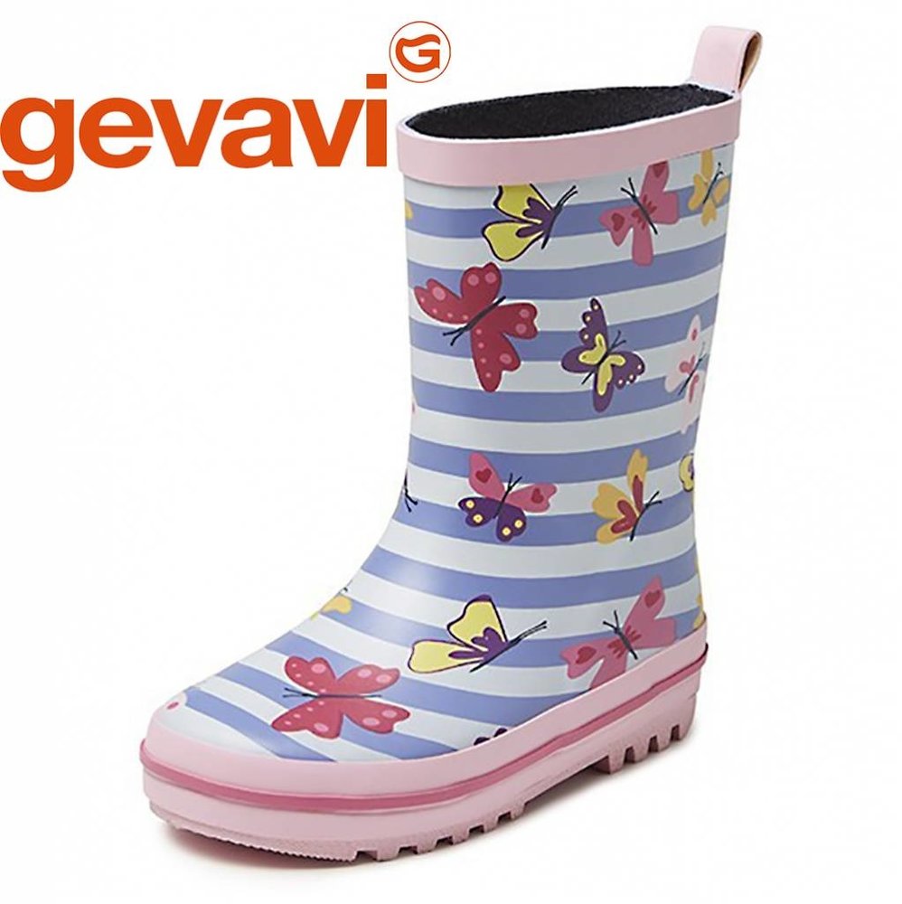 Gevavi Boots Vlinder Roze Laarzen Rubber Meisjes Gevavi Boots Vlinder Roze Laarzen Rubber Meisjes