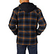 Dickies Fleece Hooded Flannel Ink Navy Brown Vest Heren Dickies Fleece Hooded Flannel Ink Navy Brown Vest Heren