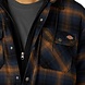 Dickies Fleece Hooded Flannel Ink Navy Brown Vest Heren Dickies Fleece Hooded Flannel Ink Navy Brown Vest Heren